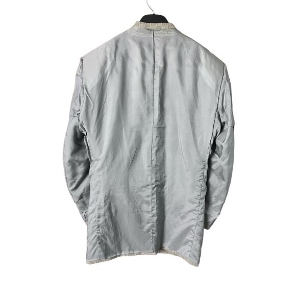 Paul Cicchini 
Custom Sport Coat Suit Jacket Basketweave Pattern EST. 38R - Picture 6 of 6